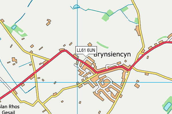 LL61 6UN map - OS VectorMap District (Ordnance Survey) LL61 6UN map - OS VectorMap District (Ordnance Survey)