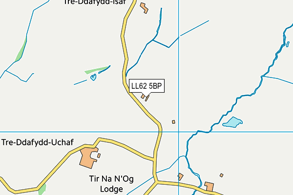 LL62 5BP map - OS VectorMap District (Ordnance Survey) LL62 5BP map - OS VectorMap District (Ordnance Survey)