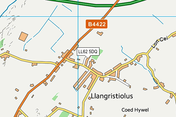 LL62 5DQ map - OS VectorMap District (Ordnance Survey) LL62 5DQ map - OS VectorMap District (Ordnance Survey)