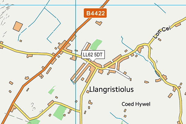 LL62 5DT map - OS VectorMap District (Ordnance Survey) LL62 5DT map - OS VectorMap District (Ordnance Survey)