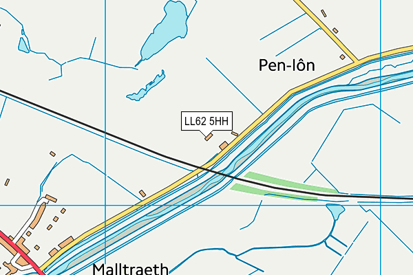 LL62 5HH map - OS VectorMap District (Ordnance Survey) LL62 5HH map - OS VectorMap District (Ordnance Survey)