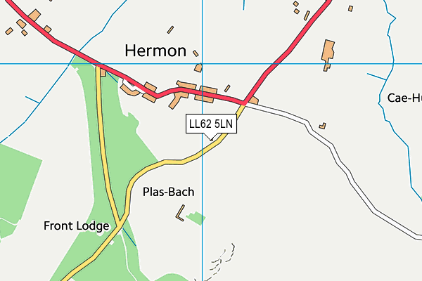 LL62 5LN map - OS VectorMap District (Ordnance Survey) LL62 5LN map - OS VectorMap District (Ordnance Survey)