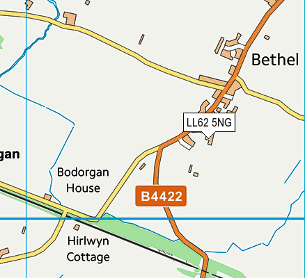 LL62 5NG map - OS VectorMap District (Ordnance Survey) LL62 5NG map - OS VectorMap District (Ordnance Survey)