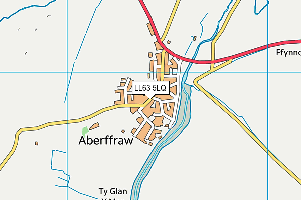 LL63 5LQ map - OS VectorMap District (Ordnance Survey)