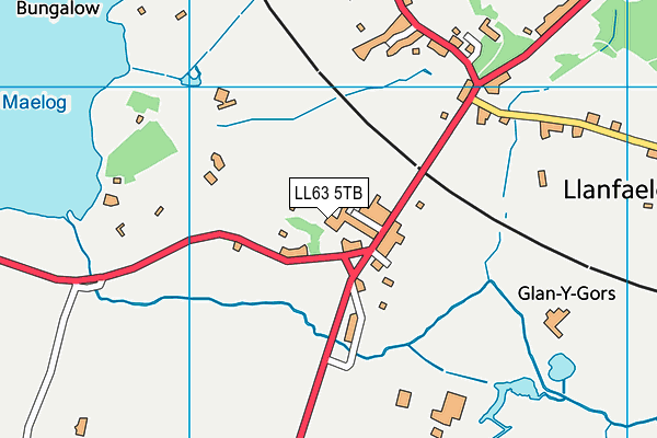 LL63 5TB map - OS VectorMap District (Ordnance Survey) LL63 5TB map - OS VectorMap District (Ordnance Survey)
