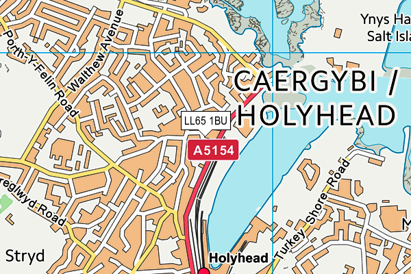 LL65 1BU map - OS VectorMap District (Ordnance Survey) LL65 1BU map - OS VectorMap District (Ordnance Survey)