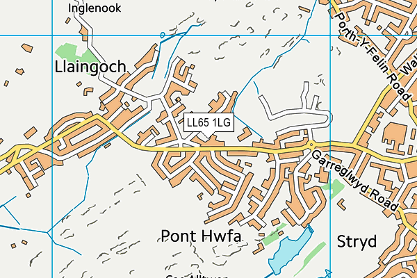 LL65 1LG map - OS VectorMap District (Ordnance Survey) LL65 1LG map - OS VectorMap District (Ordnance Survey)