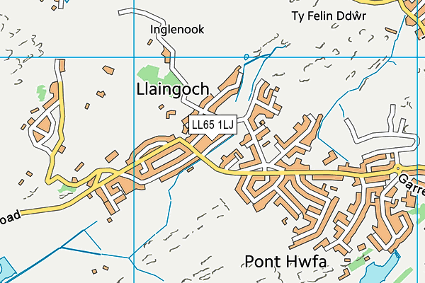 LL65 1LJ map - OS VectorMap District (Ordnance Survey) LL65 1LJ map - OS VectorMap District (Ordnance Survey)