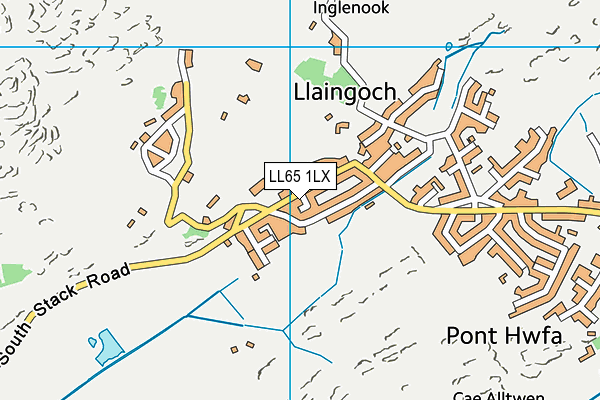 LL65 1LX map - OS VectorMap District (Ordnance Survey) LL65 1LX map - OS VectorMap District (Ordnance Survey)
