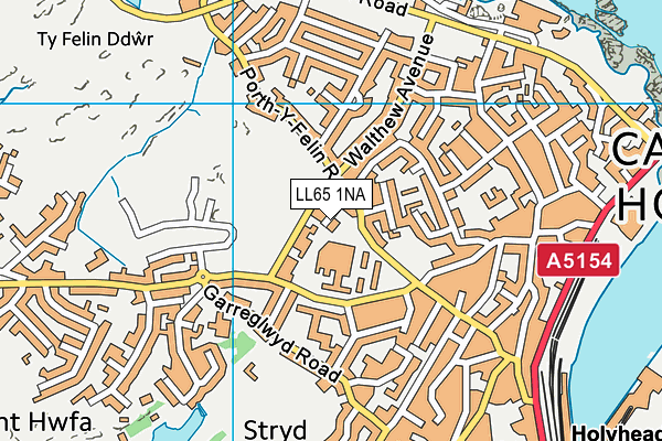 LL65 1NA map - OS VectorMap District (Ordnance Survey) LL65 1NA map - OS VectorMap District (Ordnance Survey)