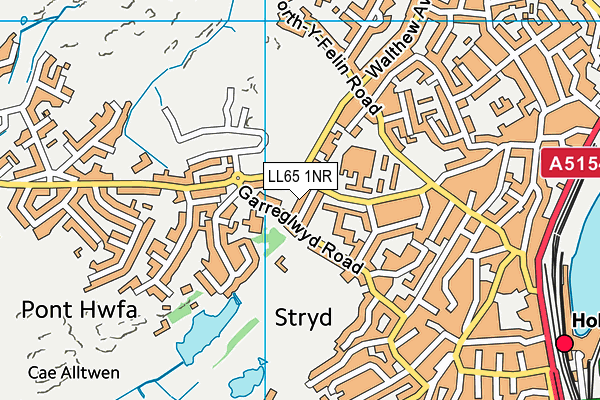 LL65 1NR map - OS VectorMap District (Ordnance Survey) LL65 1NR map - OS VectorMap District (Ordnance Survey)