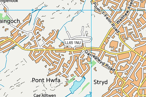 LL65 1NU map - OS VectorMap District (Ordnance Survey) LL65 1NU map - OS VectorMap District (Ordnance Survey)