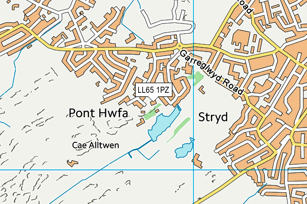 LL65 1PZ map - OS VectorMap District (Ordnance Survey) LL65 1PZ map - OS VectorMap District (Ordnance Survey)