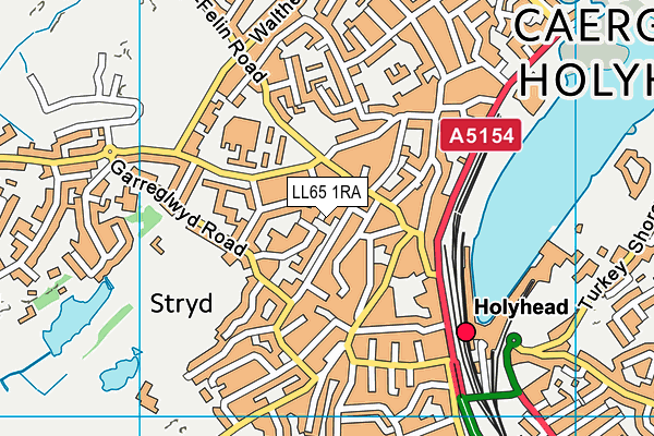 LL65 1RA map - OS VectorMap District (Ordnance Survey) LL65 1RA map - OS VectorMap District (Ordnance Survey)