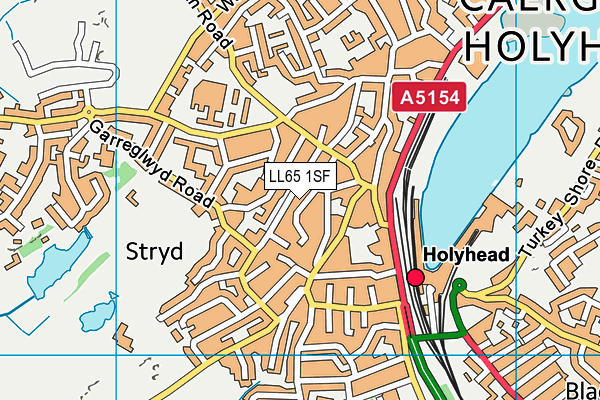 LL65 1SF map - OS VectorMap District (Ordnance Survey) LL65 1SF map - OS VectorMap District (Ordnance Survey)