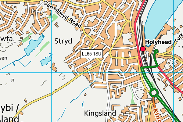 LL65 1SU map - OS VectorMap District (Ordnance Survey) LL65 1SU map - OS VectorMap District (Ordnance Survey)