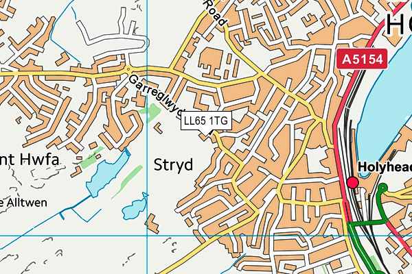 LL65 1TG map - OS VectorMap District (Ordnance Survey) LL65 1TG map - OS VectorMap District (Ordnance Survey)
