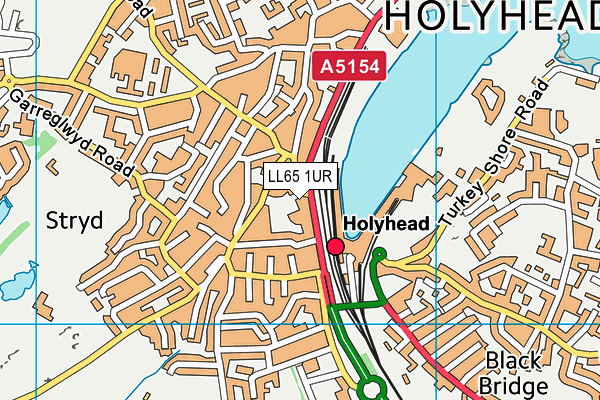 LL65 1UR map - OS VectorMap District (Ordnance Survey) LL65 1UR map - OS VectorMap District (Ordnance Survey)