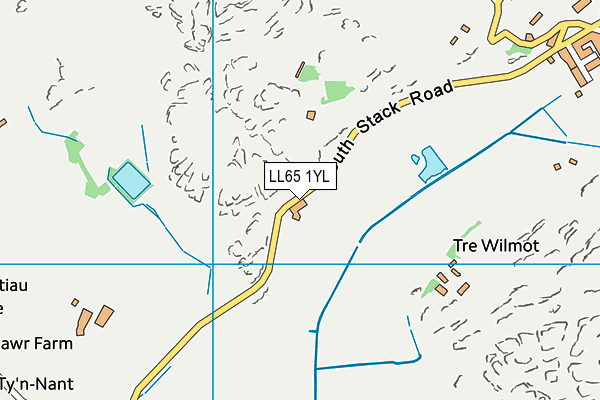 LL65 1YL map - OS VectorMap District (Ordnance Survey) LL65 1YL map - OS VectorMap District (Ordnance Survey)