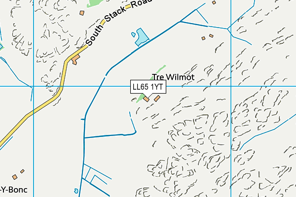 LL65 1YT map - OS VectorMap District (Ordnance Survey) LL65 1YT map - OS VectorMap District (Ordnance Survey)