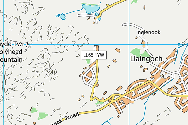 LL65 1YW map - OS VectorMap District (Ordnance Survey) LL65 1YW map - OS VectorMap District (Ordnance Survey)