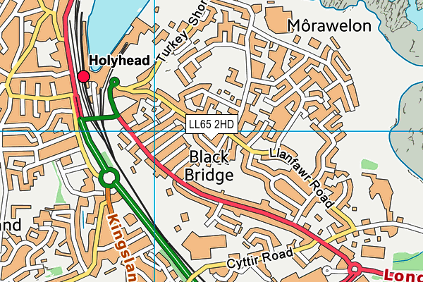 LL65 2HD map - OS VectorMap District (Ordnance Survey) LL65 2HD map - OS VectorMap District (Ordnance Survey)