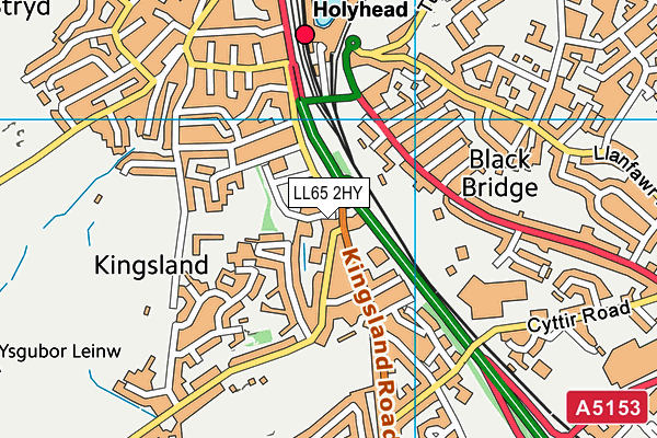 LL65 2HY map - OS VectorMap District (Ordnance Survey) LL65 2HY map - OS VectorMap District (Ordnance Survey)