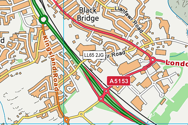 LL65 2JG map - OS VectorMap District (Ordnance Survey) LL65 2JG map - OS VectorMap District (Ordnance Survey)