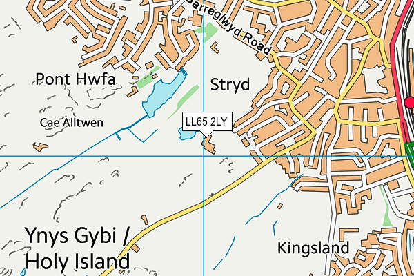 LL65 2LY map - OS VectorMap District (Ordnance Survey) LL65 2LY map - OS VectorMap District (Ordnance Survey)
