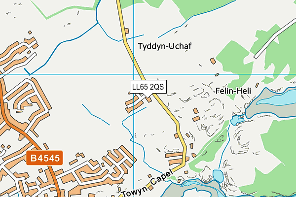 LL65 2QS map - OS VectorMap District (Ordnance Survey) LL65 2QS map - OS VectorMap District (Ordnance Survey)