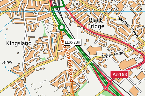 LL65 2SH map - OS VectorMap District (Ordnance Survey) LL65 2SH map - OS VectorMap District (Ordnance Survey)