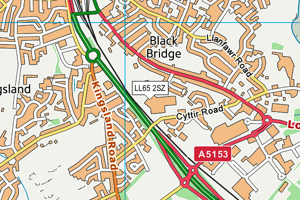 LL65 2SZ map - OS VectorMap District (Ordnance Survey) LL65 2SZ map - OS VectorMap District (Ordnance Survey)