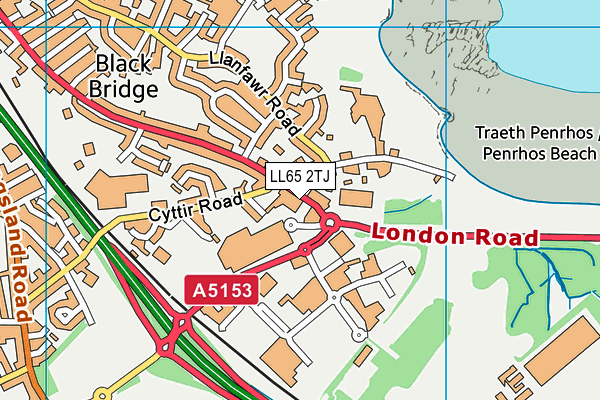 LL65 2TJ map - OS VectorMap District (Ordnance Survey) LL65 2TJ map - OS VectorMap District (Ordnance Survey)