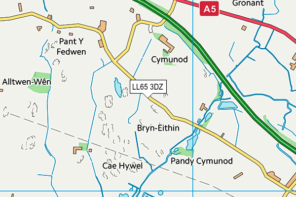 LL65 3DZ map - OS VectorMap District (Ordnance Survey) LL65 3DZ map - OS VectorMap District (Ordnance Survey)