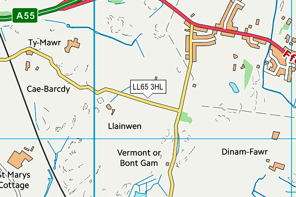 LL65 3HL map - OS VectorMap District (Ordnance Survey) LL65 3HL map - OS VectorMap District (Ordnance Survey)
