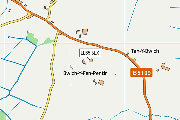 LL65 3LX map - OS VectorMap District (Ordnance Survey) LL65 3LX map - OS VectorMap District (Ordnance Survey)