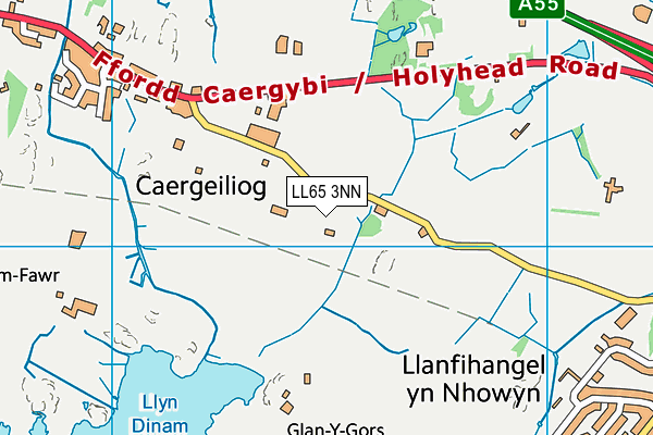 LL65 3NN map - OS VectorMap District (Ordnance Survey) LL65 3NN map - OS VectorMap District (Ordnance Survey)