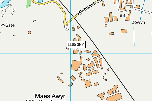 LL65 3NY map - OS VectorMap District (Ordnance Survey) LL65 3NY map - OS VectorMap District (Ordnance Survey)