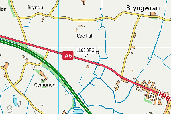 LL65 3PG map - OS VectorMap District (Ordnance Survey) LL65 3PG map - OS VectorMap District (Ordnance Survey)
