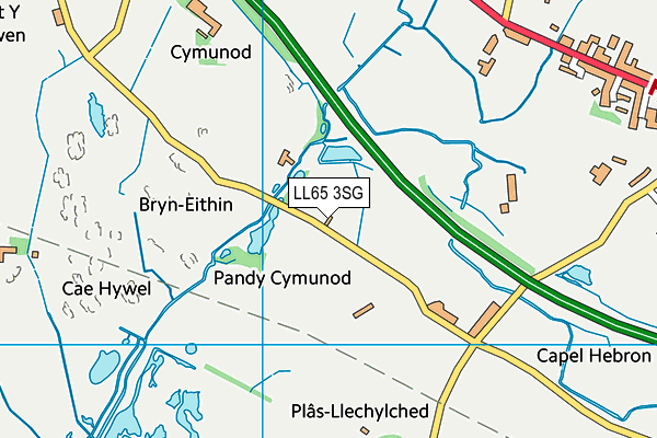 LL65 3SG map - OS VectorMap District (Ordnance Survey) LL65 3SG map - OS VectorMap District (Ordnance Survey)