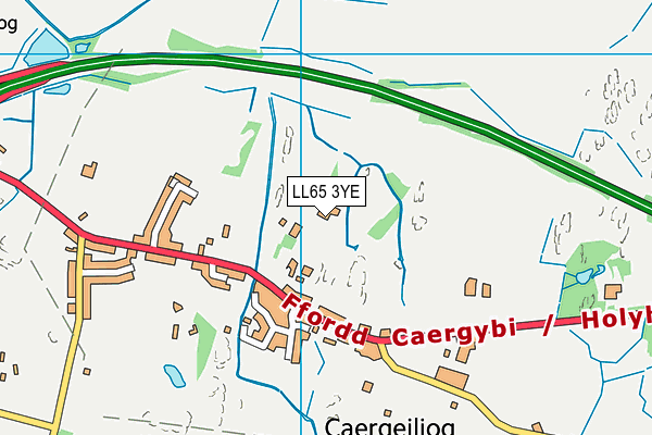 LL65 3YE map - OS VectorMap District (Ordnance Survey) LL65 3YE map - OS VectorMap District (Ordnance Survey)