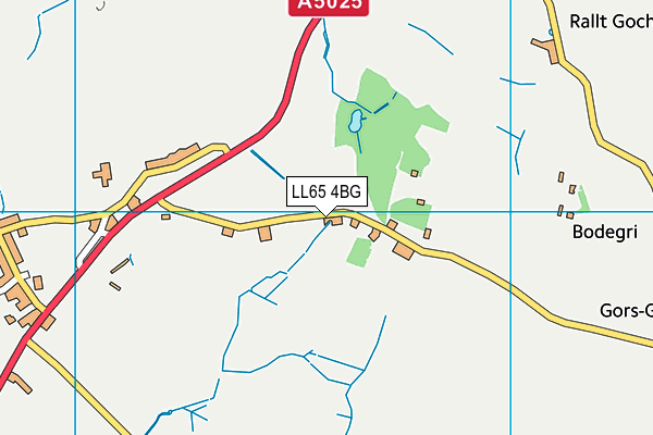 LL65 4BG map - OS VectorMap District (Ordnance Survey) LL65 4BG map - OS VectorMap District (Ordnance Survey)