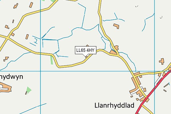 LL65 4HY map - OS VectorMap District (Ordnance Survey) LL65 4HY map - OS VectorMap District (Ordnance Survey)