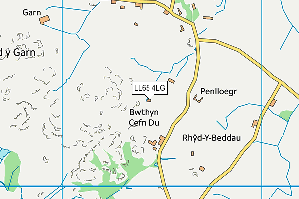 LL65 4LG map - OS VectorMap District (Ordnance Survey) LL65 4LG map - OS VectorMap District (Ordnance Survey)