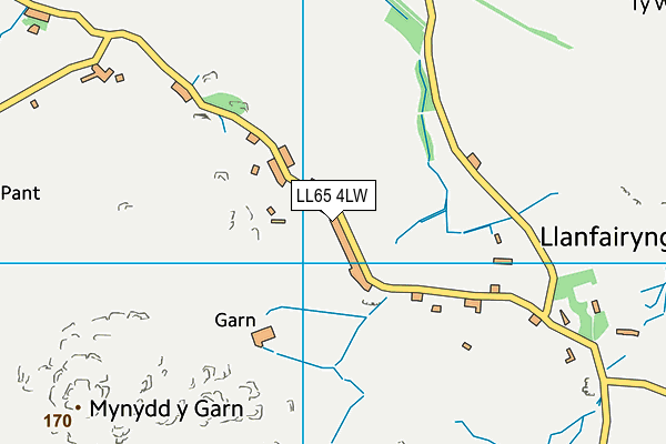 LL65 4LW map - OS VectorMap District (Ordnance Survey) LL65 4LW map - OS VectorMap District (Ordnance Survey)