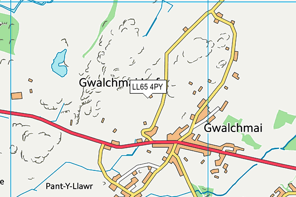 LL65 4PY map - OS VectorMap District (Ordnance Survey) LL65 4PY map - OS VectorMap District (Ordnance Survey)