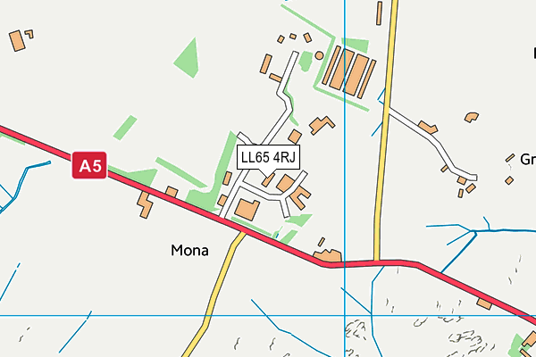 LL65 4RJ map - OS VectorMap District (Ordnance Survey) LL65 4RJ map - OS VectorMap District (Ordnance Survey)