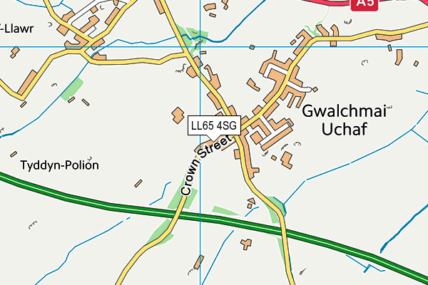 LL65 4SG map - OS VectorMap District (Ordnance Survey) LL65 4SG map - OS VectorMap District (Ordnance Survey)