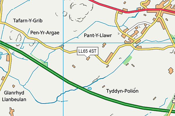 LL65 4ST map - OS VectorMap District (Ordnance Survey) LL65 4ST map - OS VectorMap District (Ordnance Survey)