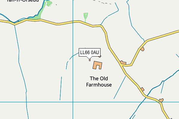 LL66 0AU map - OS VectorMap District (Ordnance Survey) LL66 0AU map - OS VectorMap District (Ordnance Survey)